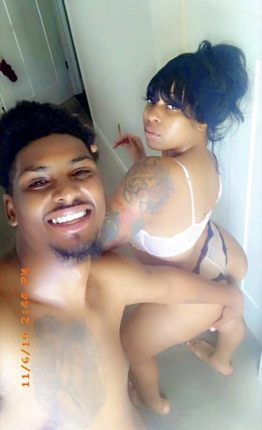 One sexy slut and one bbc gooned image 10