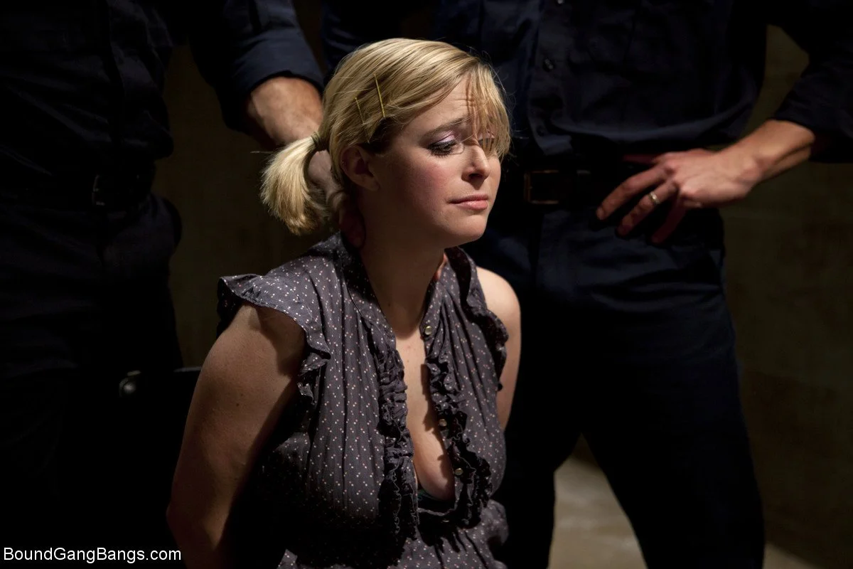 Hardcore_petite blonde imprisoned & gangfucked by crooked Mexican cops_first DP_first gangbang image 2