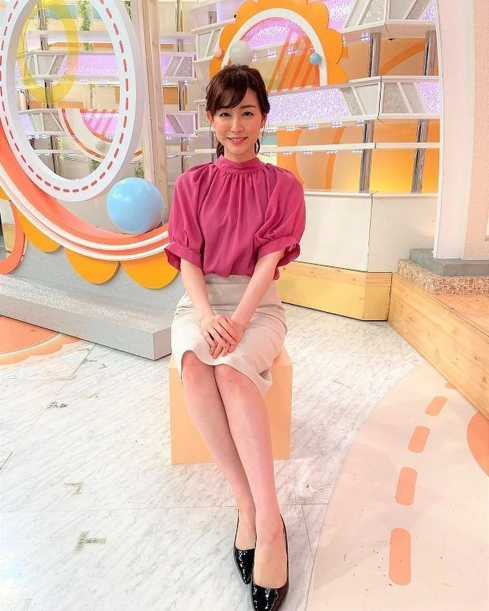 🔚Japanese　顔抜き　フリーアナウンサー　新井恵理那　ソフトエロ　一発やりたい image 33