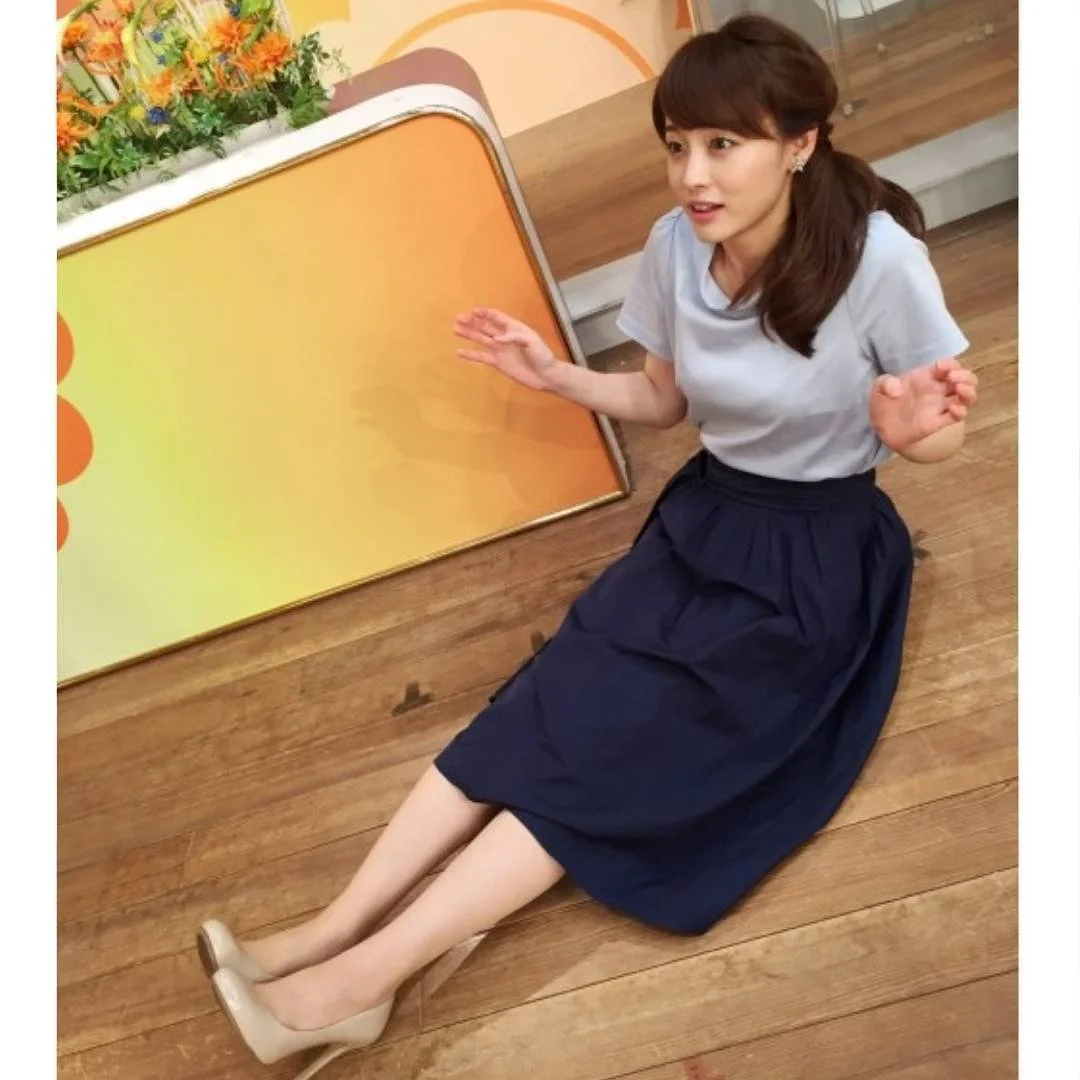 🔚Japanese　顔抜き　フリーアナウンサー　新井恵理那　ソフトエロ　一発やりたい image 36