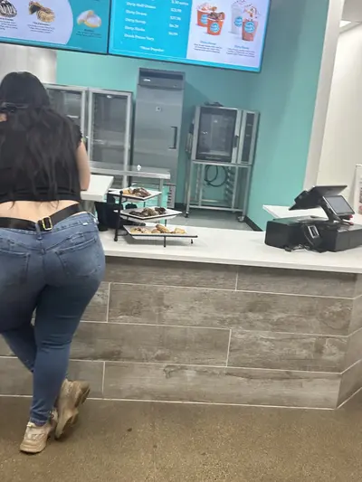 Latina booty in jeans cover image