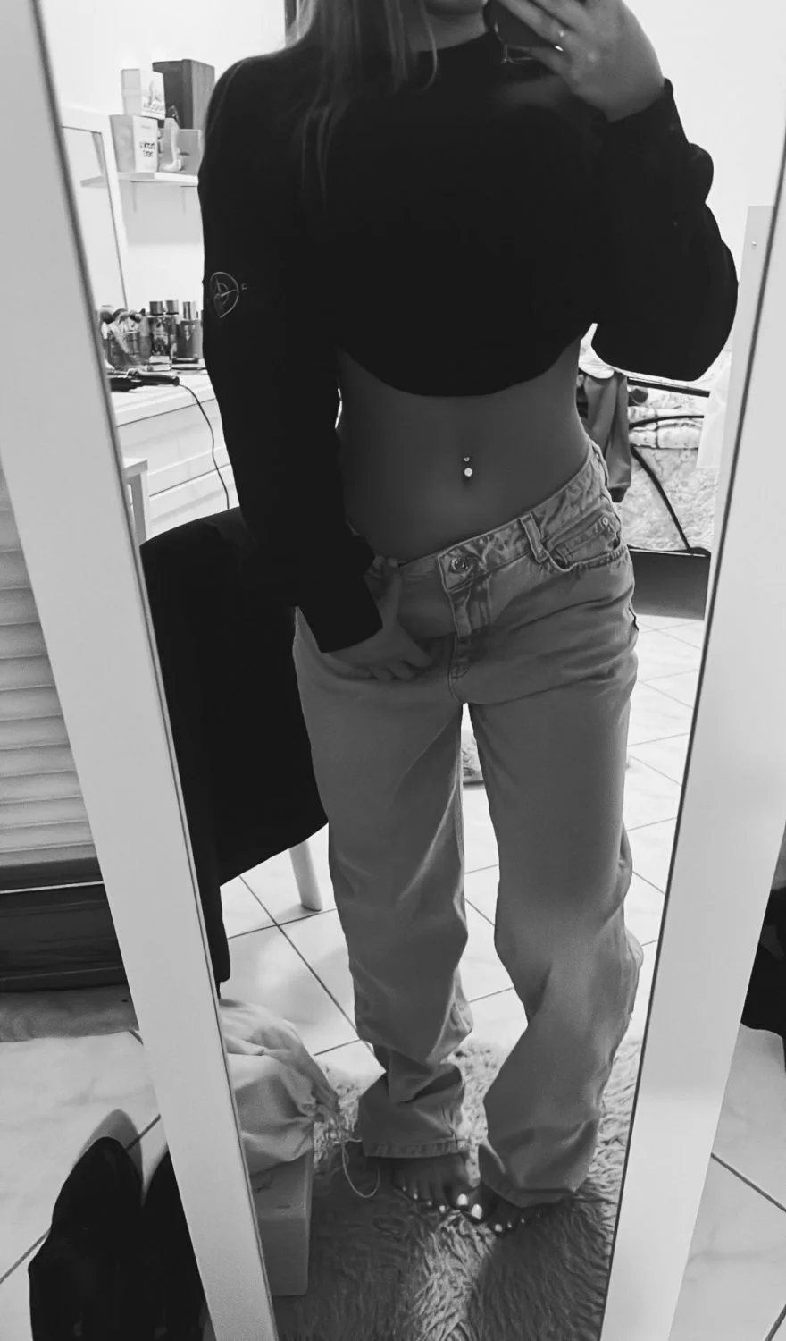 French Arabic sexy TikTok slut naked bikini nude leak spy salope pute France feet image 10