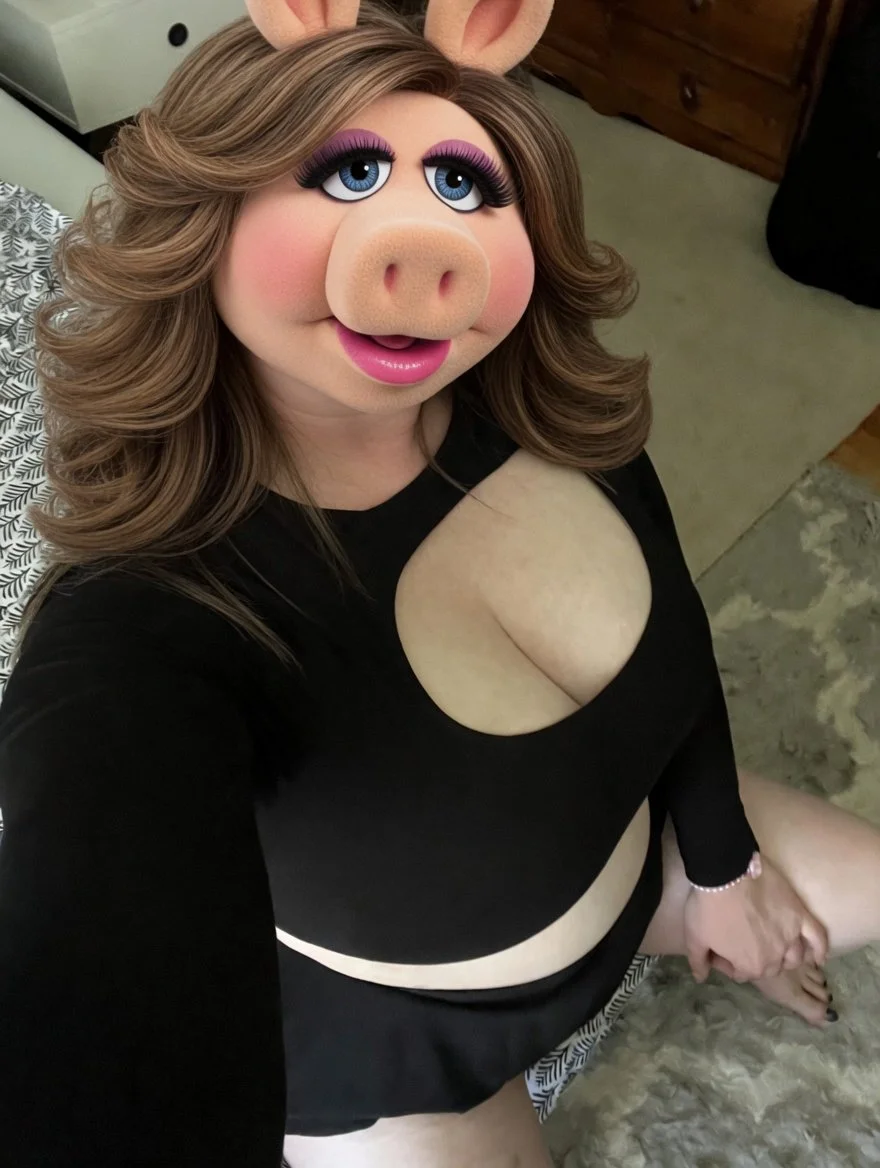 My bbw hotwife miss piggy image 3