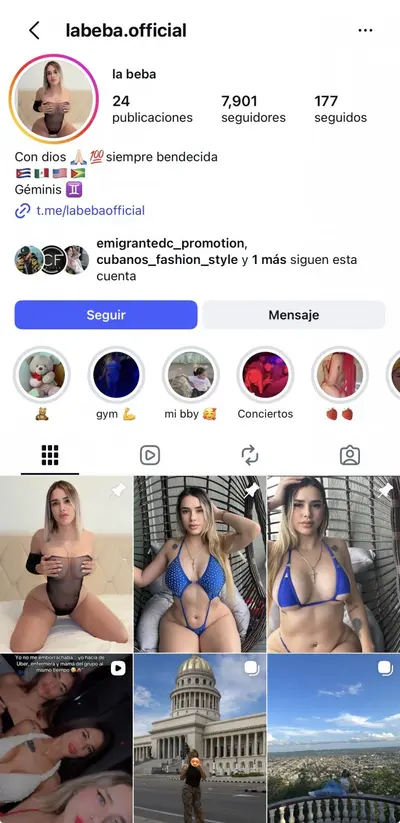 La beba official cubanita🇨🇺🥵🍑 cover image