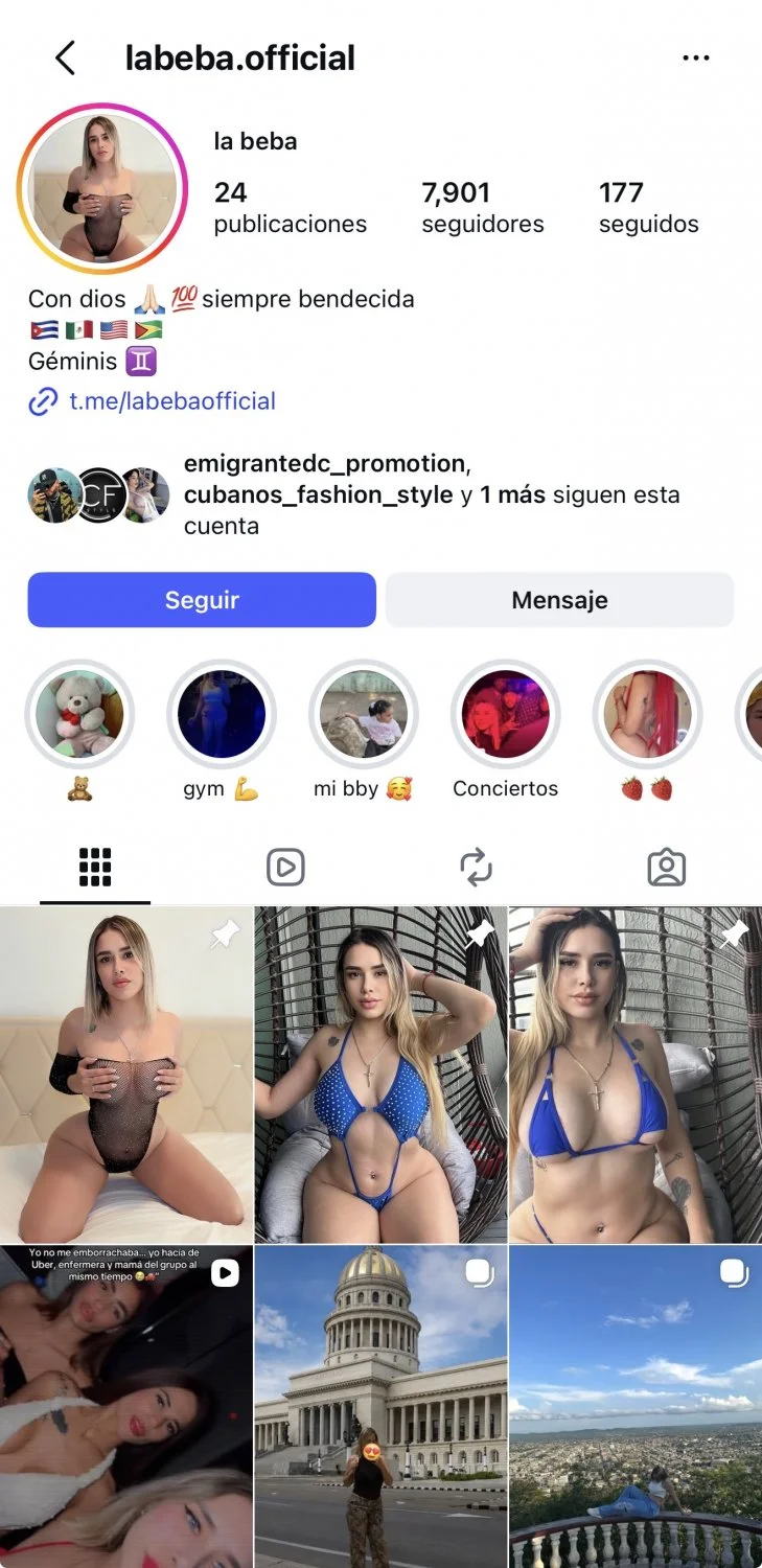 La beba official cubanita🇨🇺🥵🍑 main image