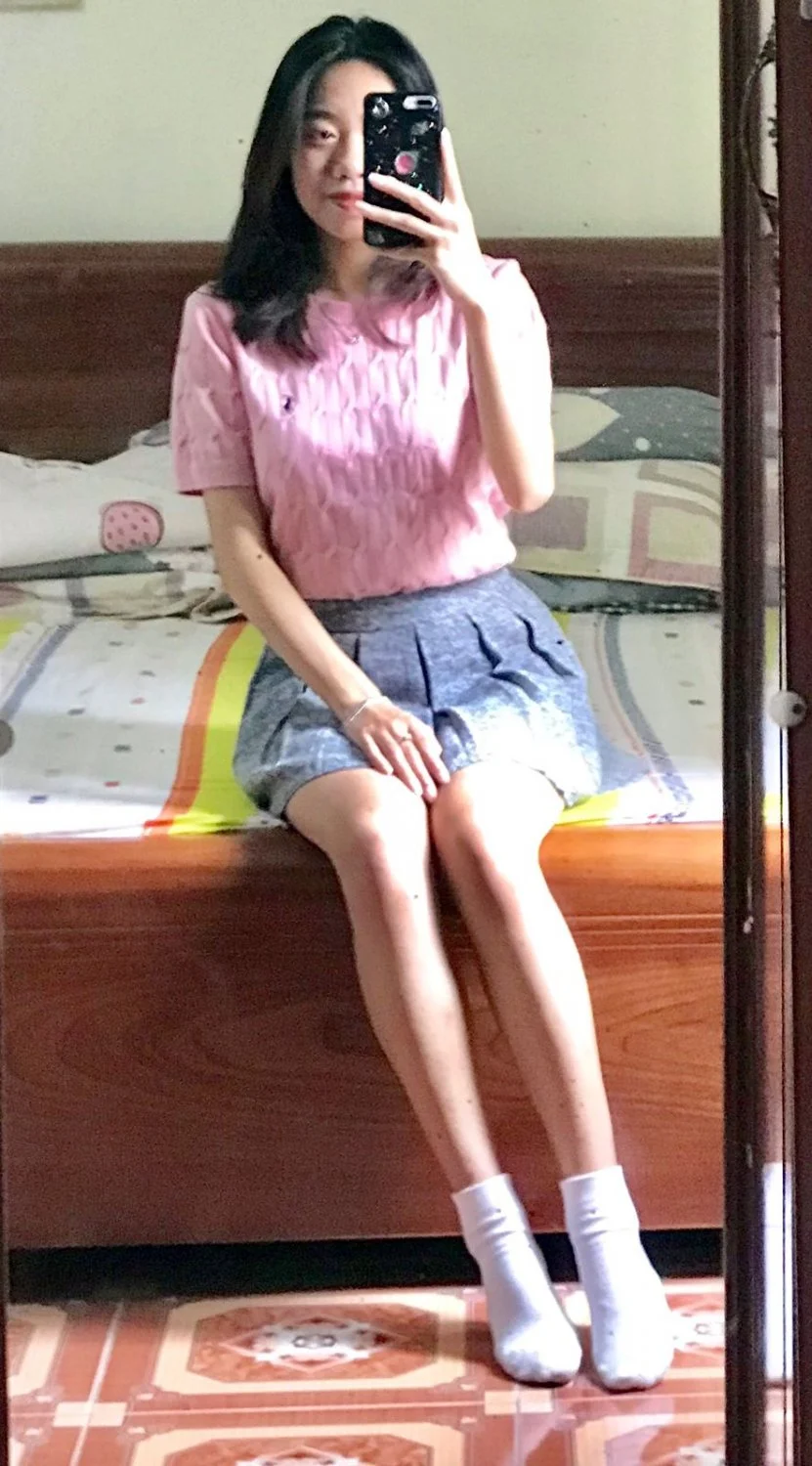 Asian Vietnamese nude amateur dressed undressed image 2