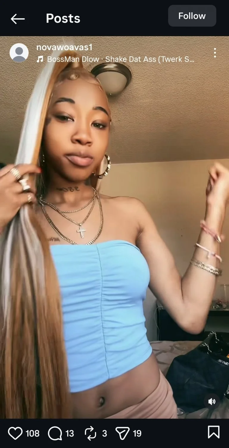 Ghetto thot gets her shit leaked main image