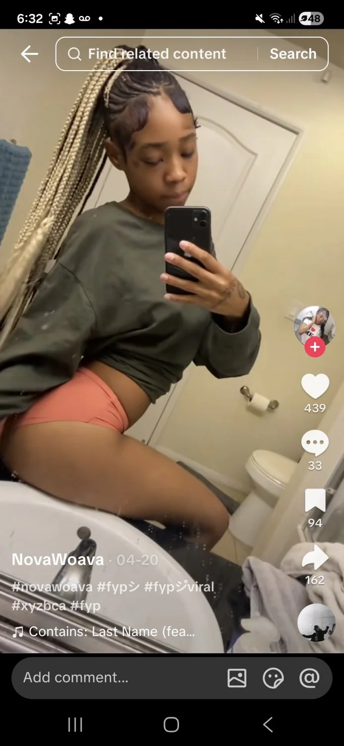 Ghetto thot gets her shit leaked image 2