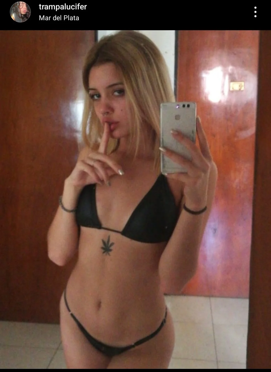 Trampalucifer hermosa flaquita tatuada image 7