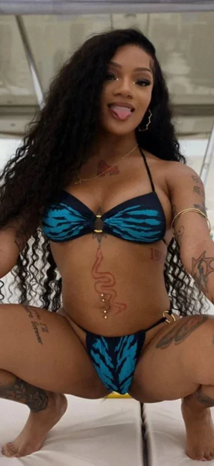 Bet you never knew glorilla loved her face covered with thick nut🤤💦cover her next🤤 image 4