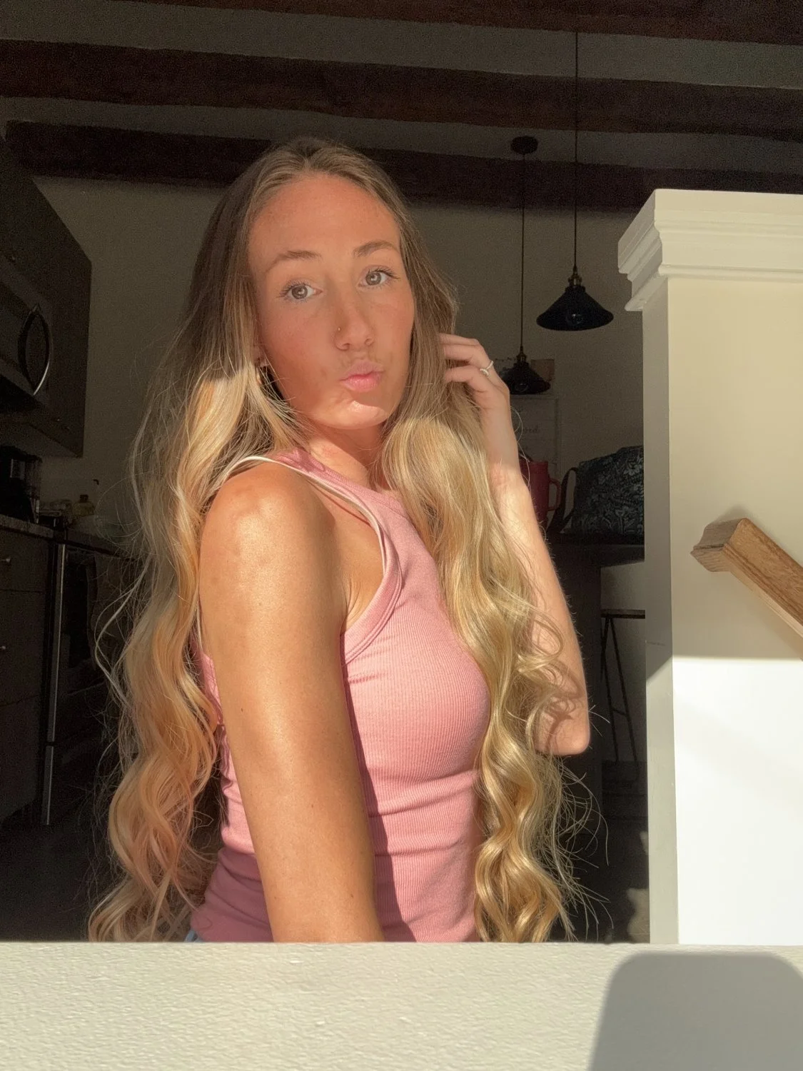 Just a dirty blonde milf with a fat ass image 2