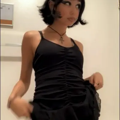 Slutty Gen Z teen flashes her lil pussy cover image