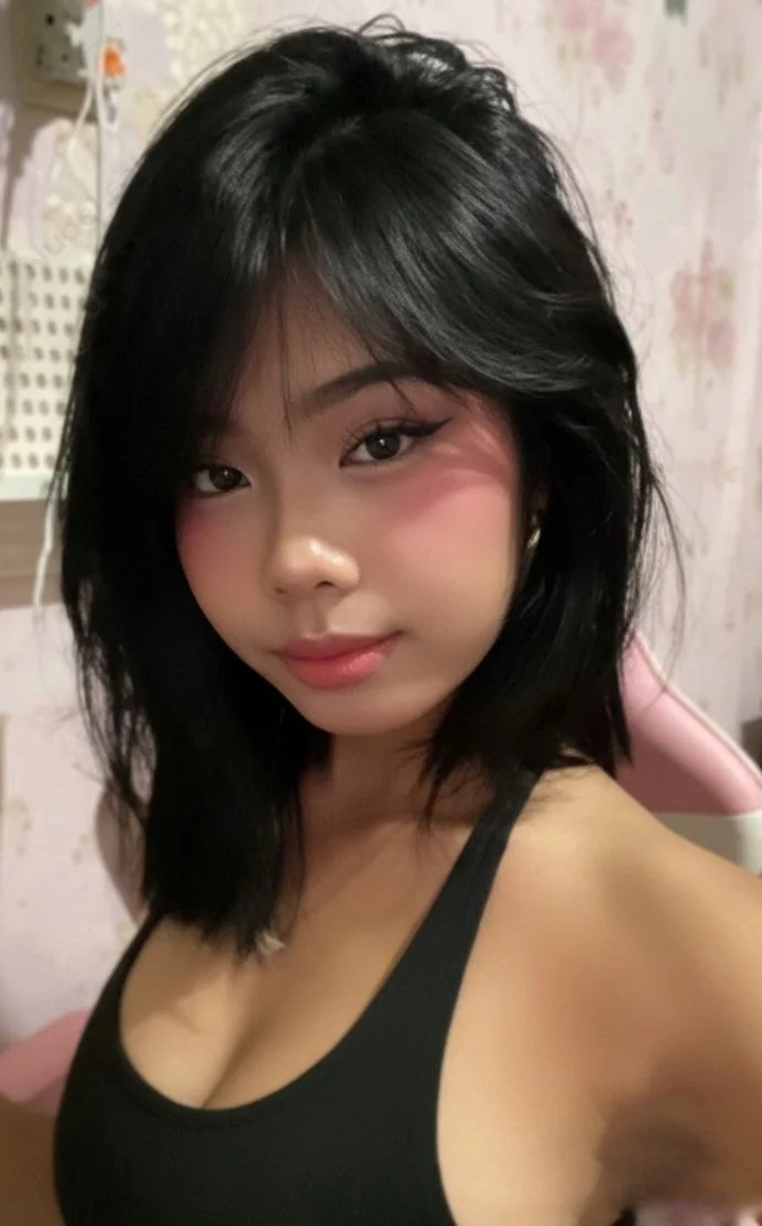 Super sexy Asian teen slut shows off her big tits and masturbates image 6