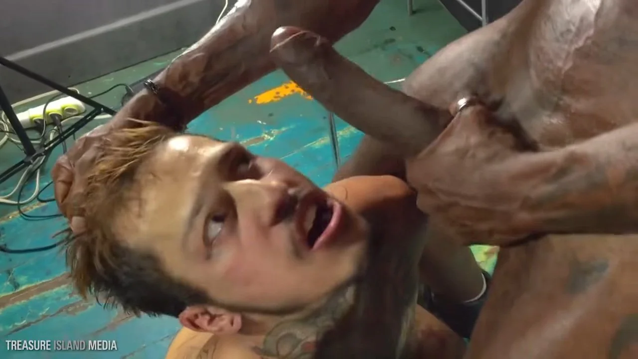 Tattooed faggot latina boi wrecked by BBC image 5