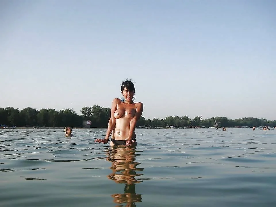 Milf at the beach image 3