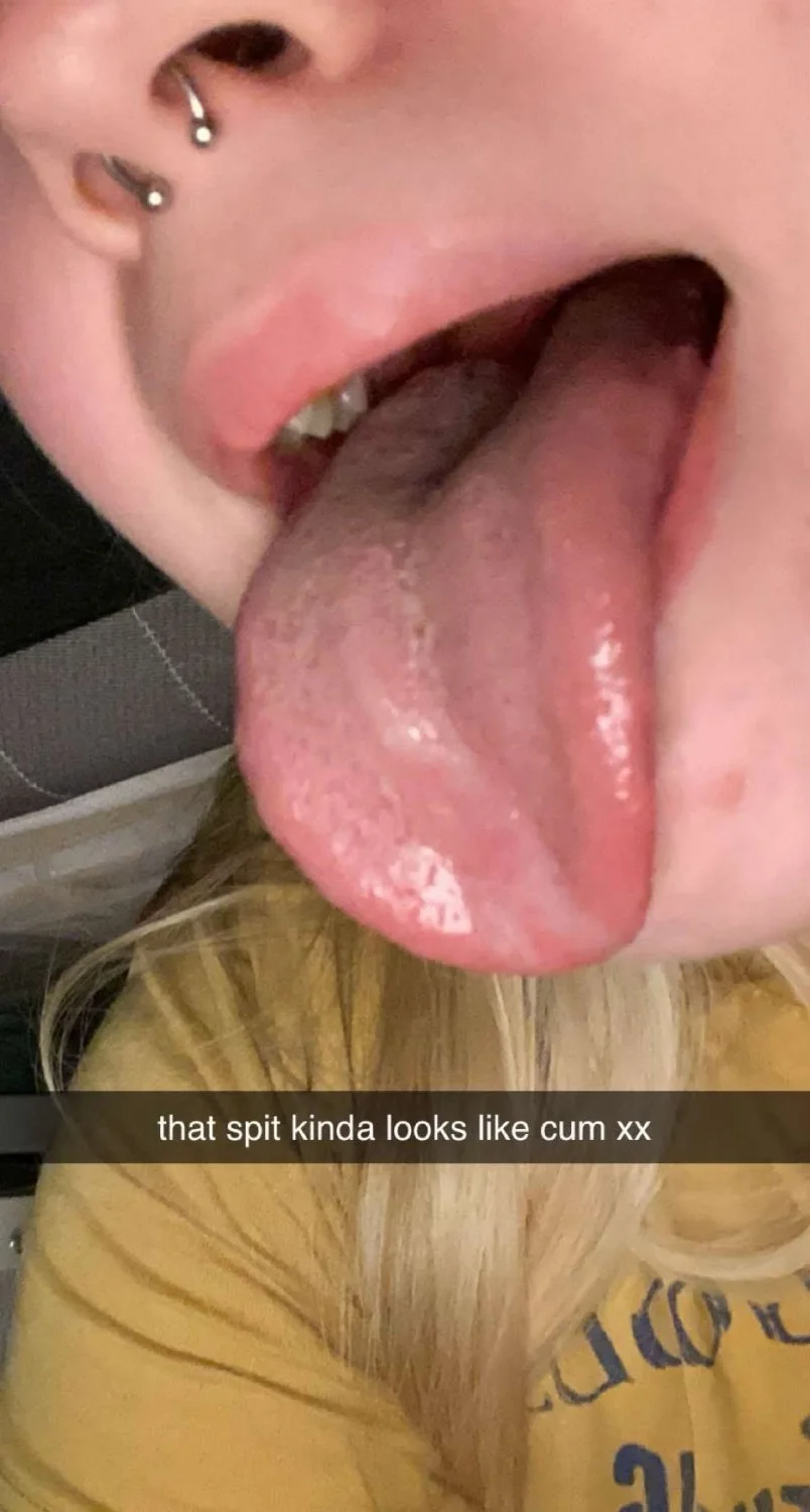 My thick blonde gfs tongue, Make her famous dm me image 7