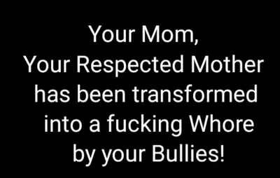 Bullies have sluttified and degraded my mom cover image