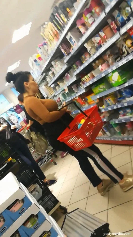 Beautiful busty milf in wallmart 🥵 main image