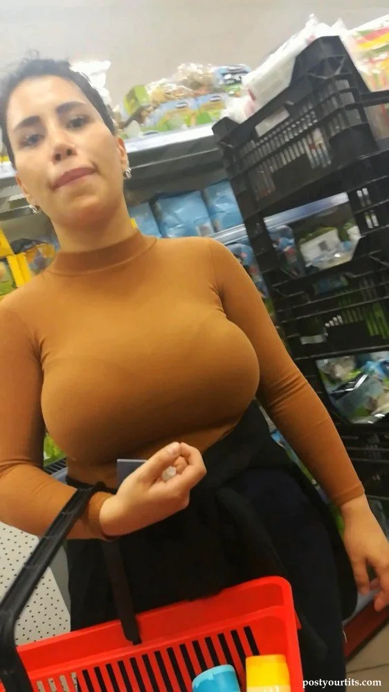Beautiful busty milf in wallmart 🥵 image 13