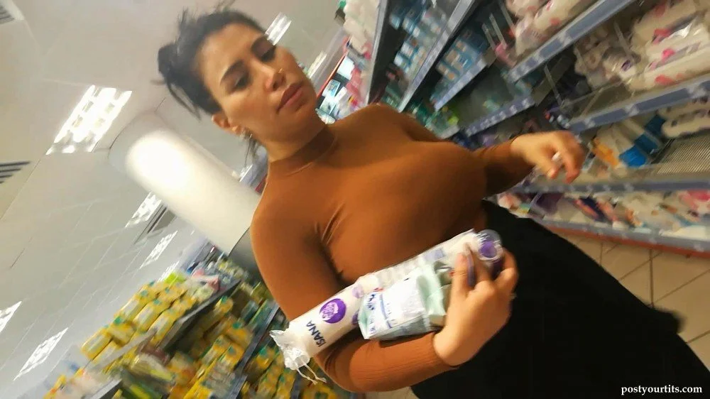 Beautiful busty milf in wallmart 🥵 image 15