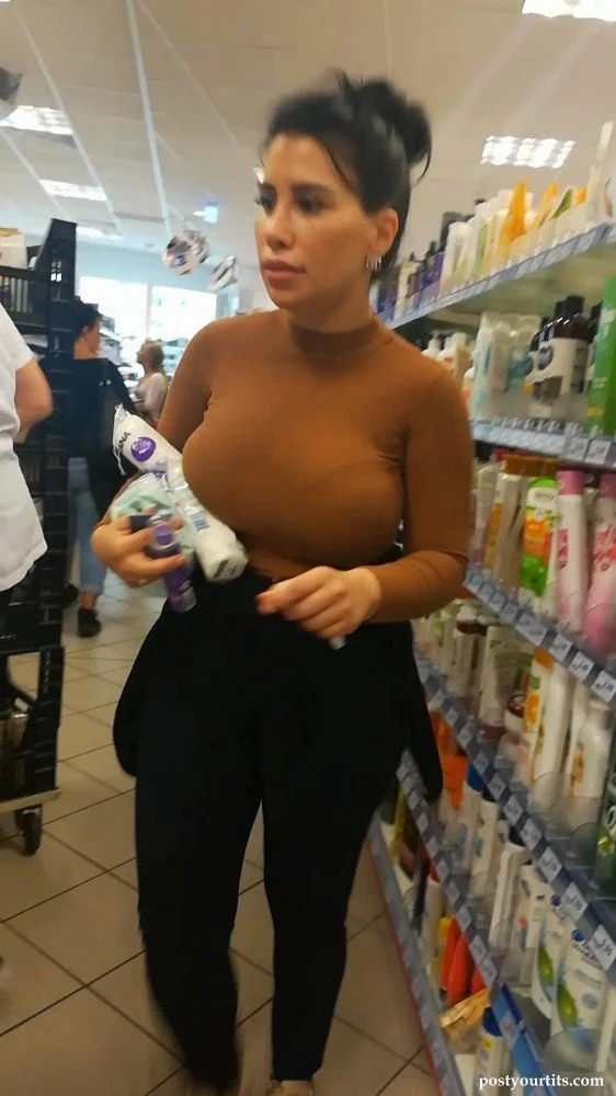 Beautiful busty milf in wallmart 🥵 image 17