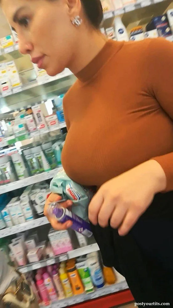 Beautiful busty milf in wallmart 🥵 image 20