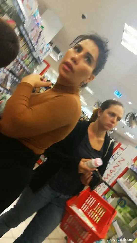 Beautiful busty milf in wallmart 🥵 image 8