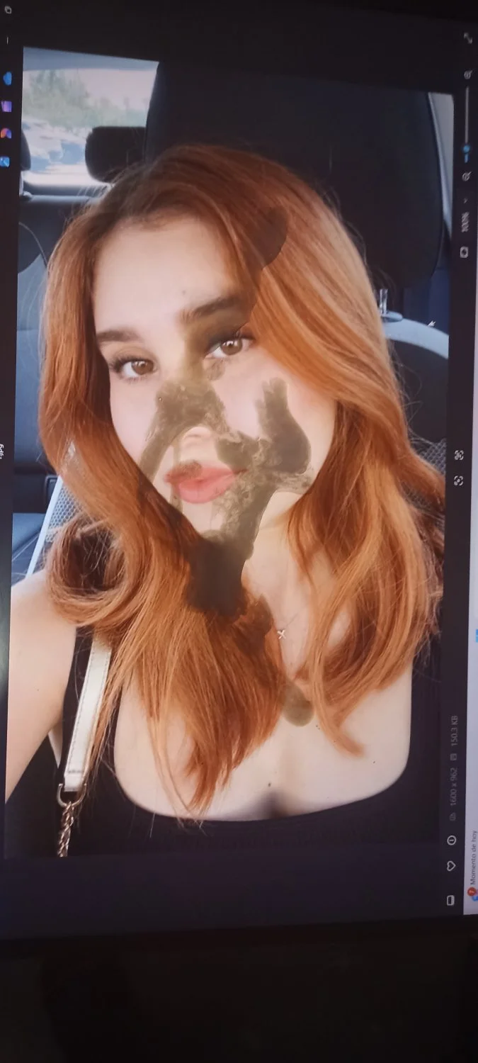 Cum y cock tributo a amiga, frote mi verga sobre su bella cara image 6