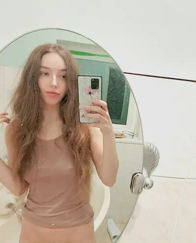 Cute gf with pierced nipples cover image