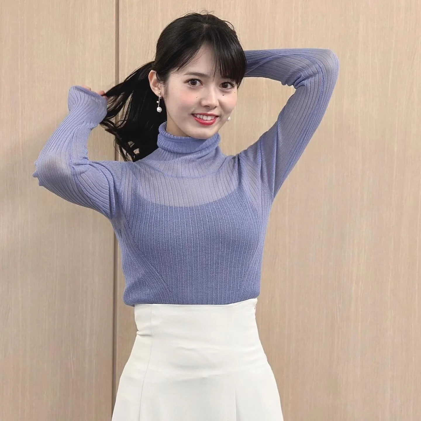 🔚Japanese　顔抜き　キャスター　谷尻萌　ソフトエロ　一発やりたい image 31
