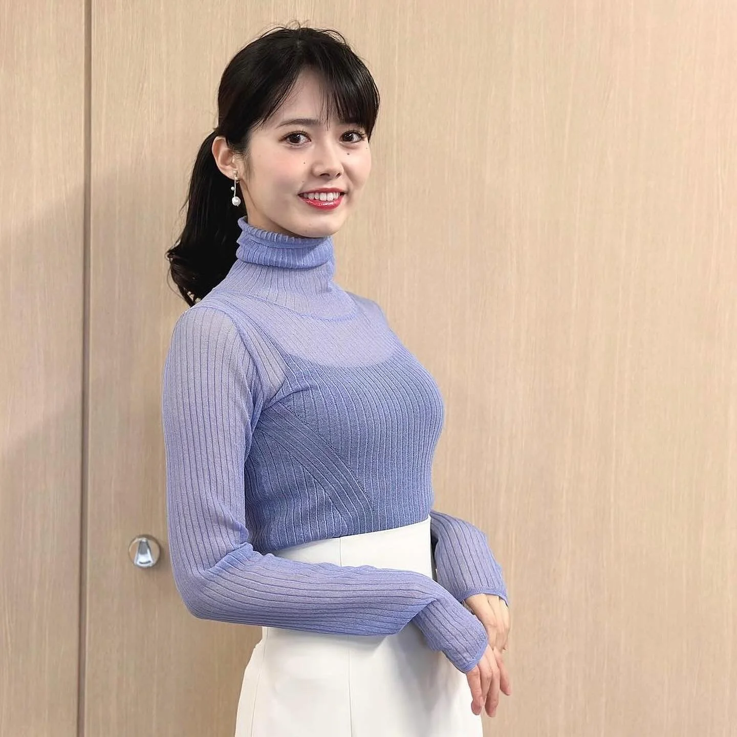 🔚Japanese　顔抜き　キャスター　谷尻萌　ソフトエロ　一発やりたい image 32