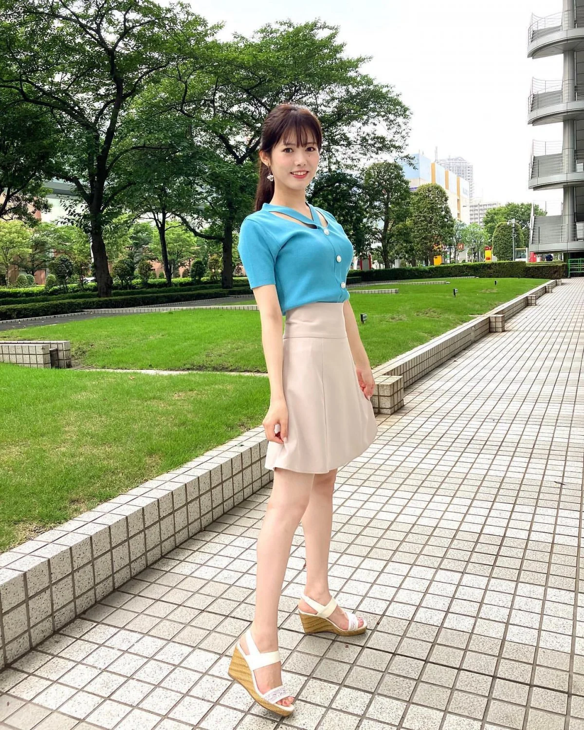 🔚Japanese　顔抜き　キャスター　谷尻萌　ソフトエロ　一発やりたい image 6