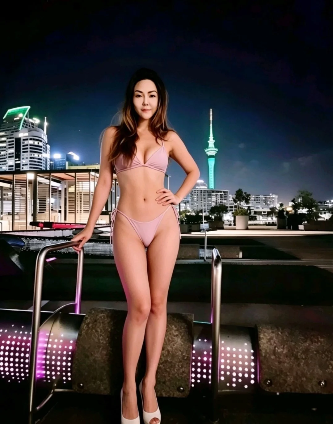 Misstaiwan sexy taiwan model posing Auckland New zealand showing perfect figure asian pornstar image 16