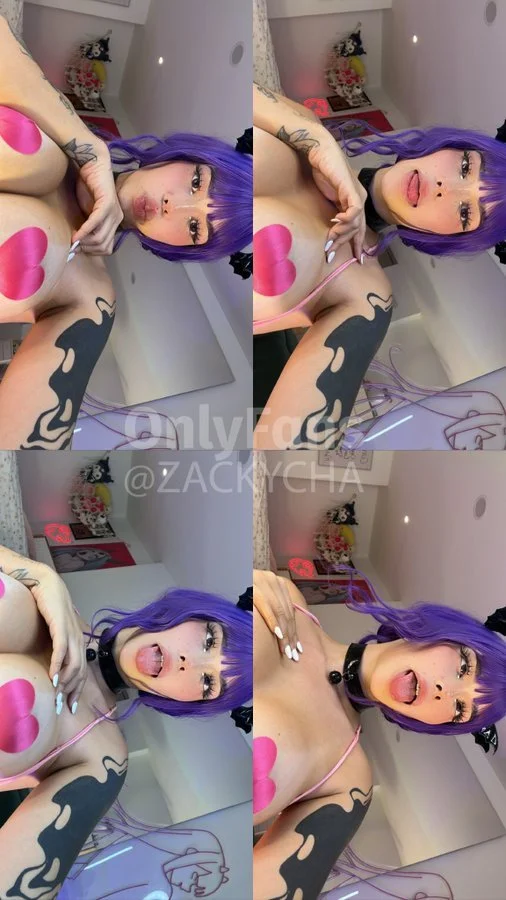TikTok E-girl with cosplay nudes image 23