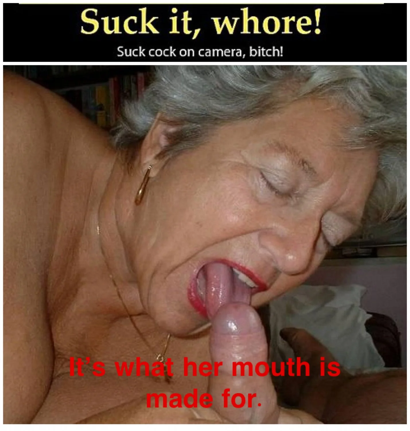 It’s all a woman’s mouth is good for. image 17