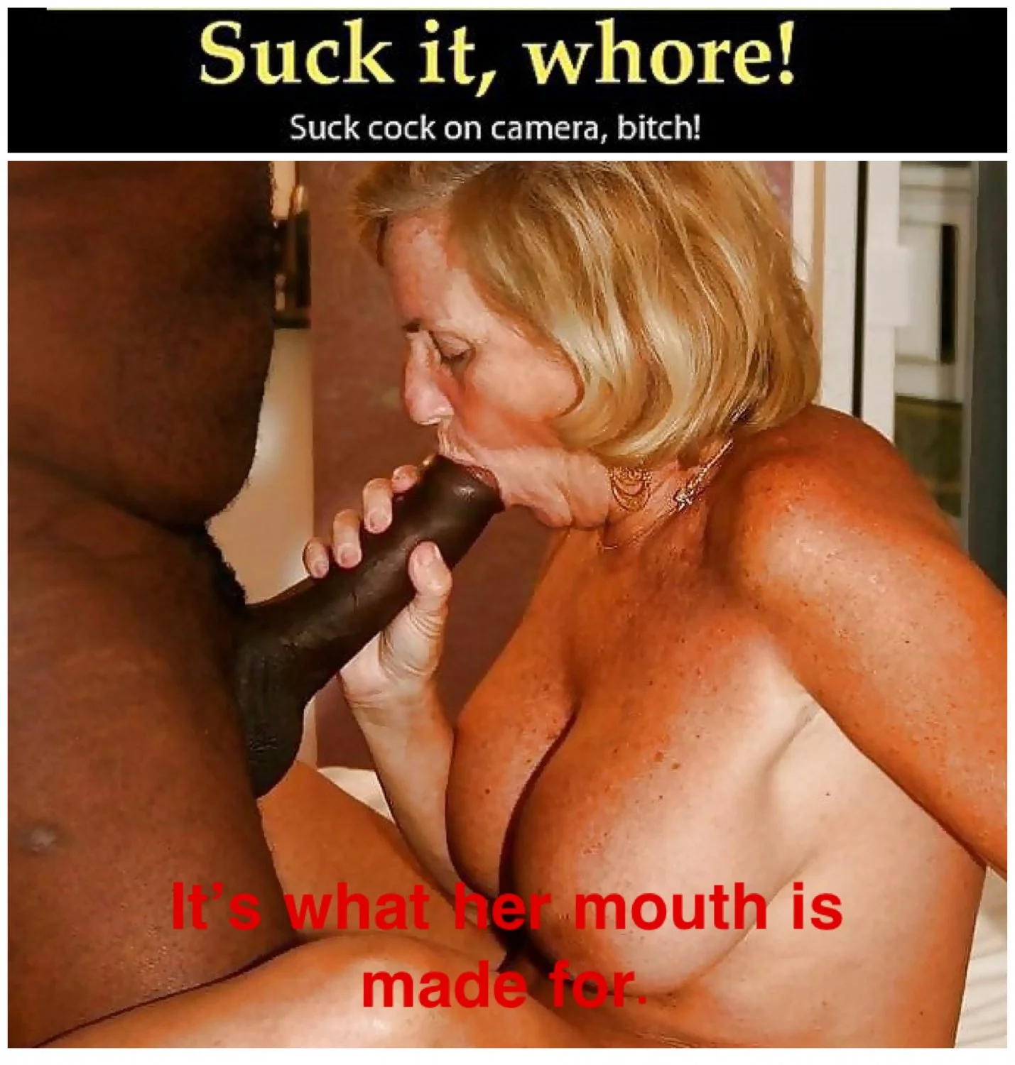 It’s all a woman’s mouth is good for. image 18