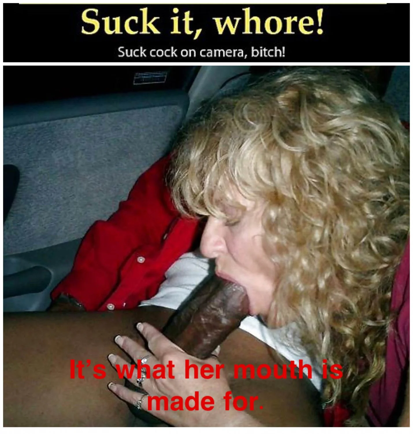 It’s all a woman’s mouth is good for. image 23