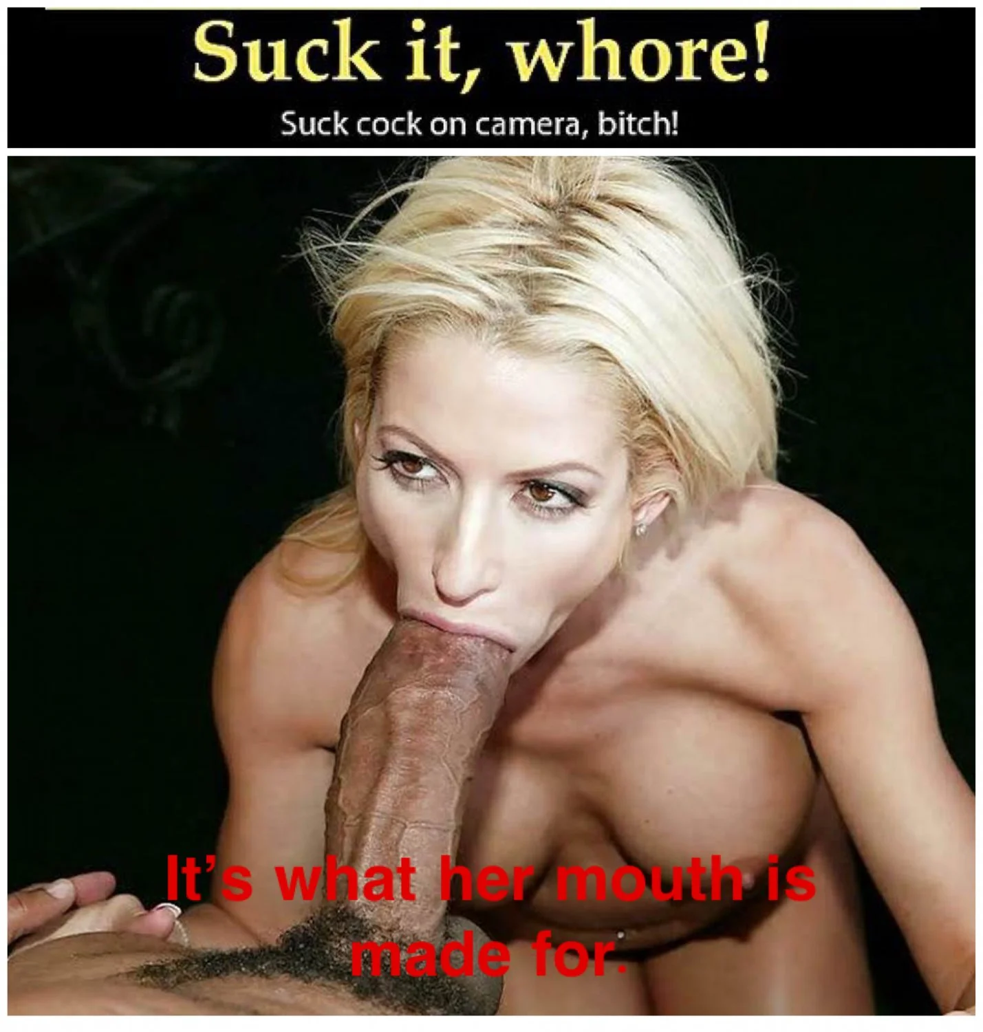 It’s all a woman’s mouth is good for. image 24