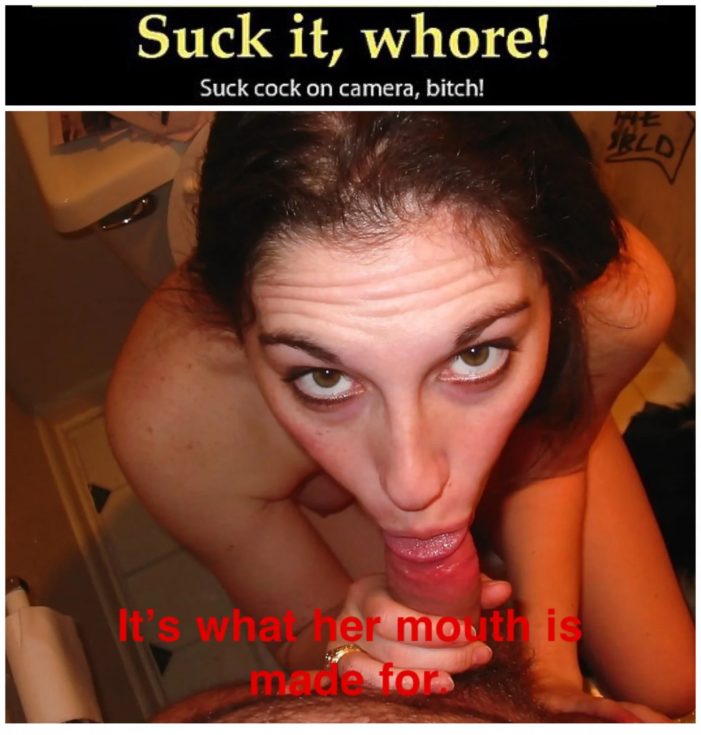 It’s all a woman’s mouth is good for. image 27