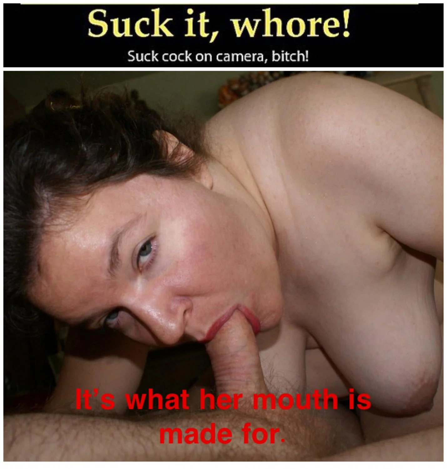 It’s all a woman’s mouth is good for. image 37