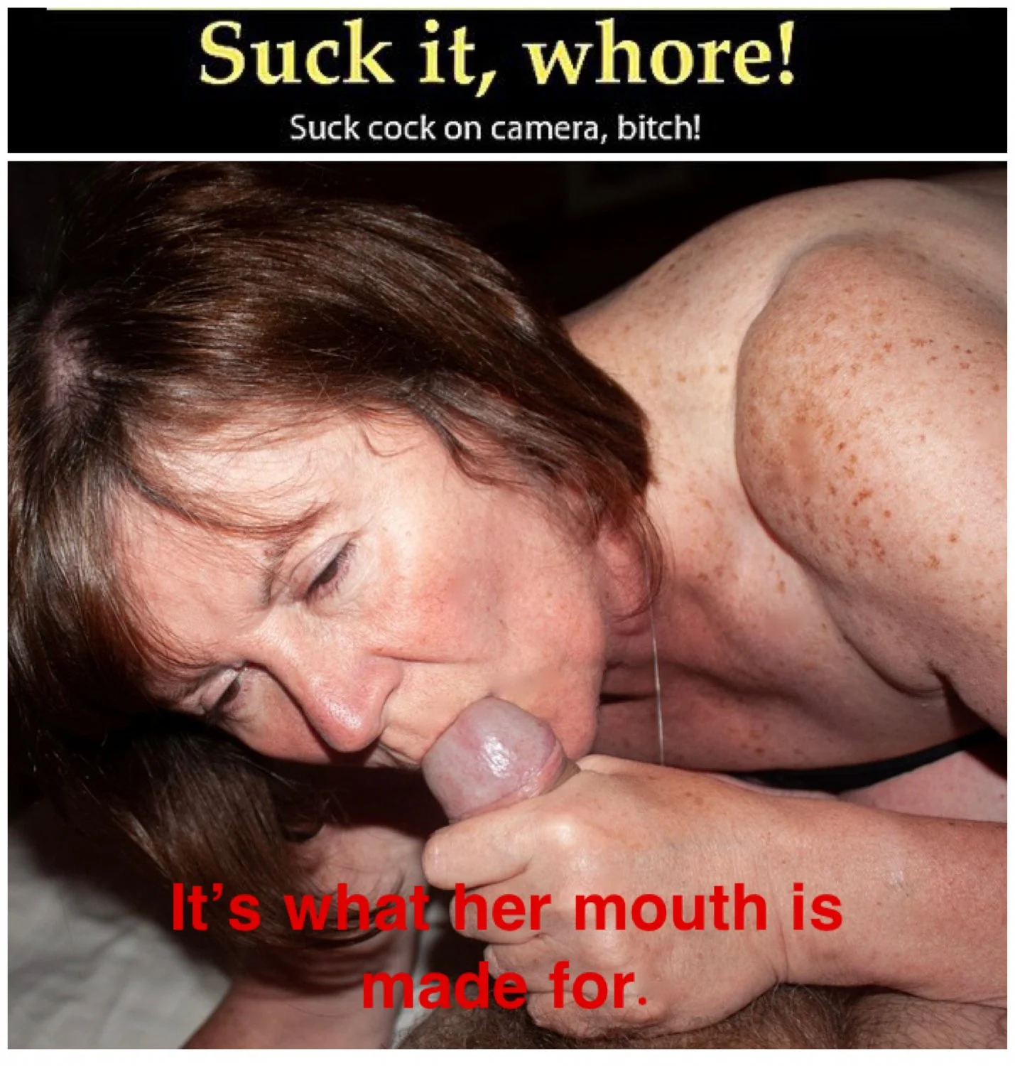 It’s all a woman’s mouth is good for. image 40