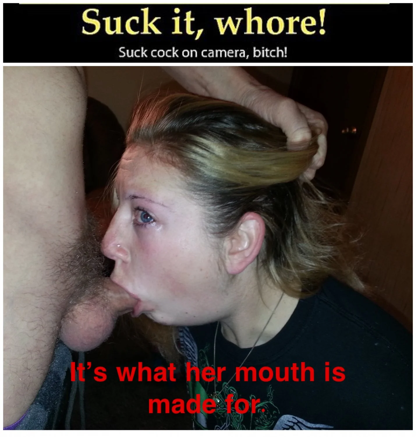 It’s all a woman’s mouth is good for. image 41