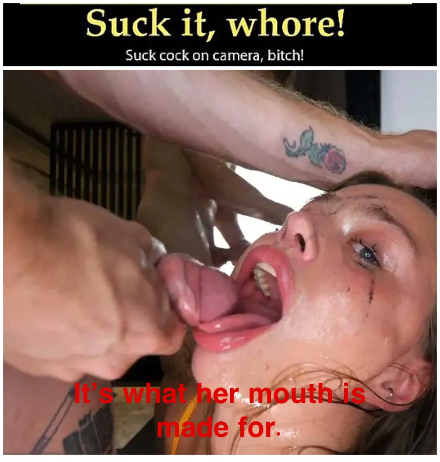 It’s all a woman’s mouth is good for. image 45