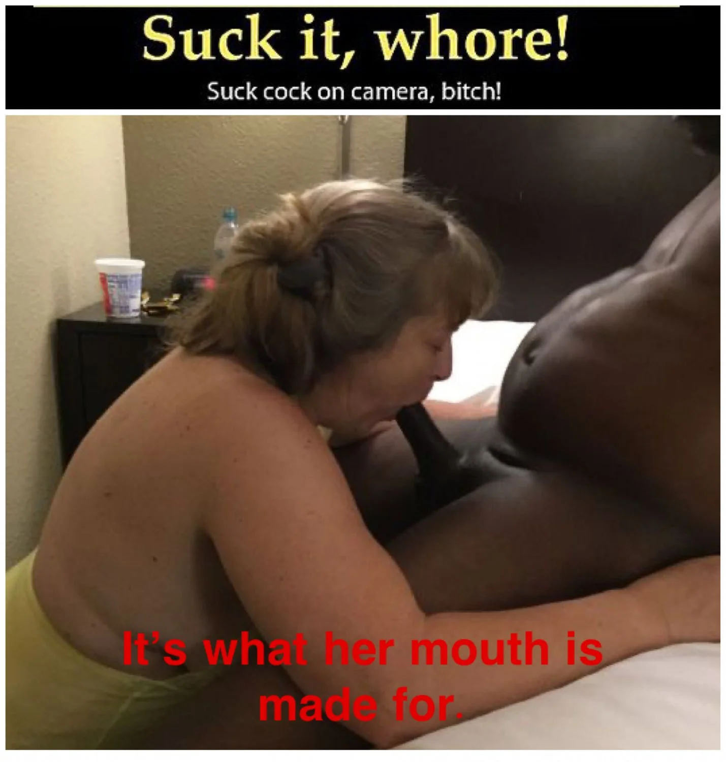 It’s all a woman’s mouth is good for. image 46