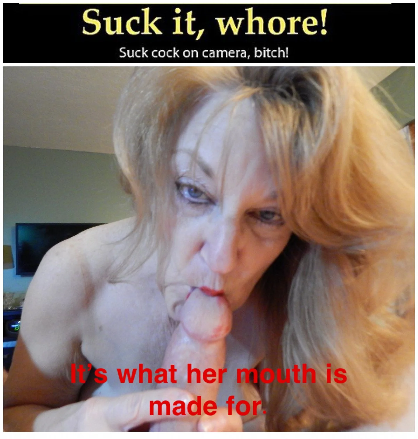 It’s all a woman’s mouth is good for. image 47