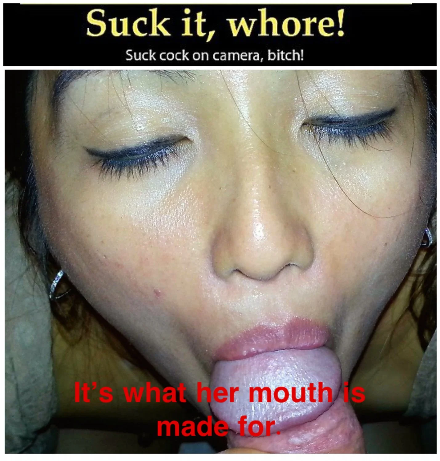 It’s all a woman’s mouth is good for. image 5