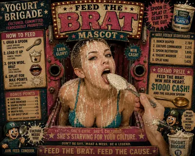 Feed the brat mascot cover image