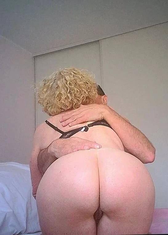 Unaware cheating granny nurse Solange's all holes image 11