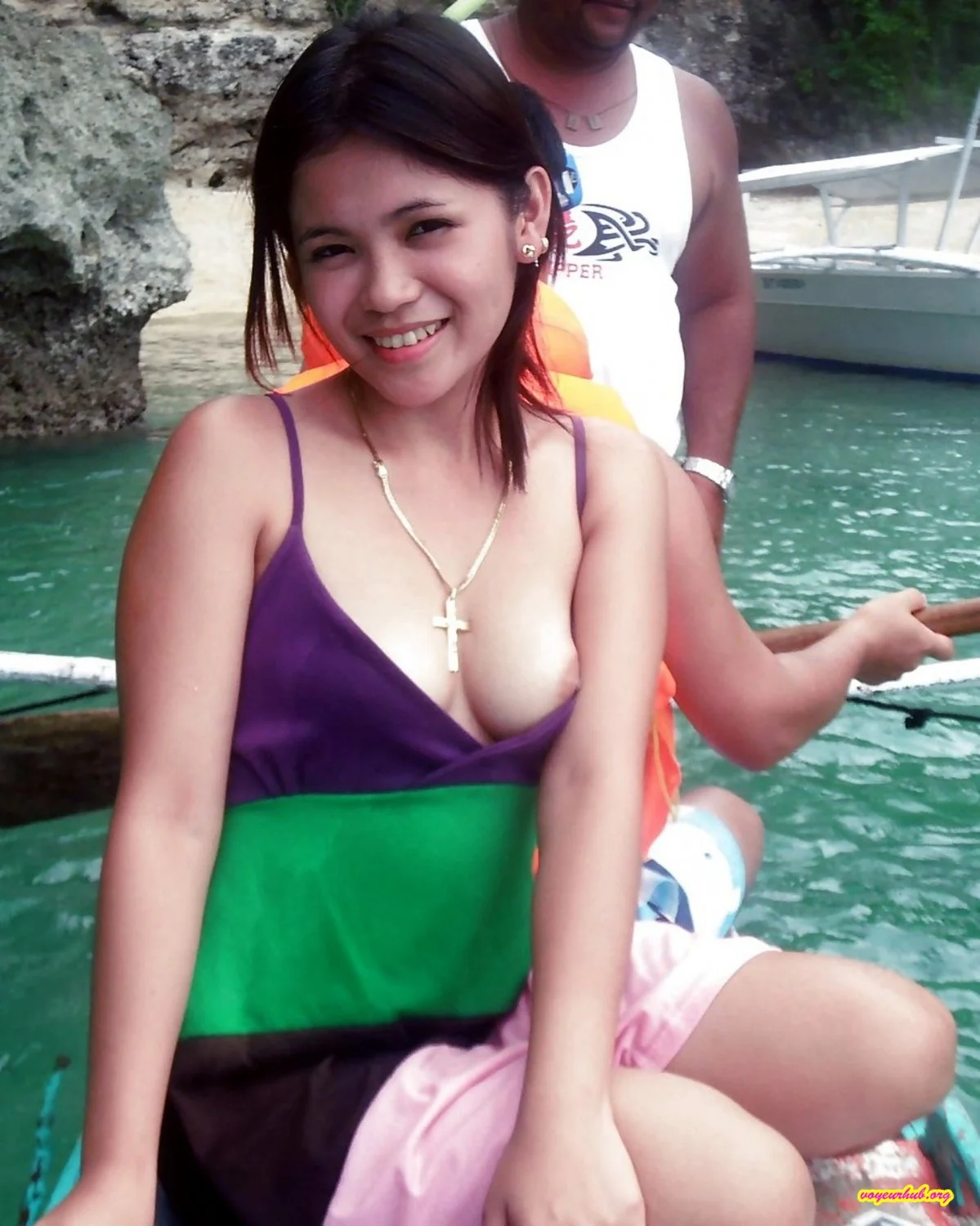 Downblouse nipslip image 29