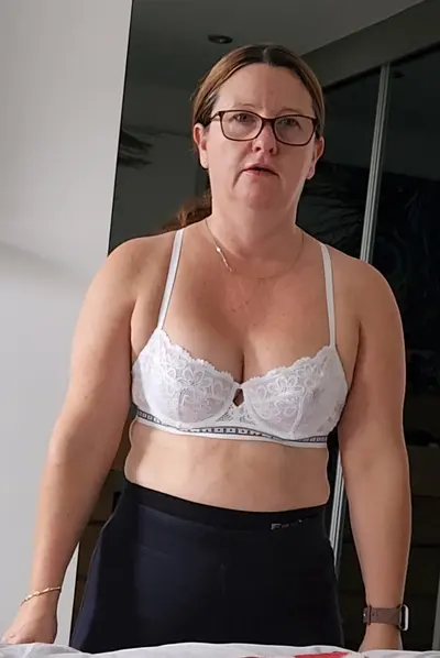 Plump milf flashing her little boobs for hubby. Which do you want to see? cover image